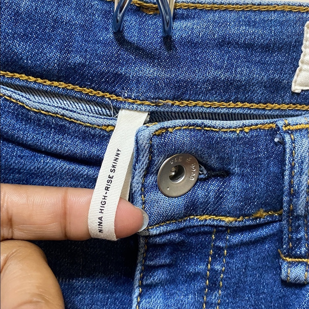RAG & BONE Nina high-rise skinny jeans Size 27 - Picture 5 of 5